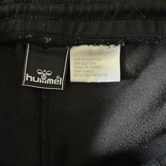 Hummel Track Pants Athletic Training Warm Up Black White Stripe Women's Size S - Picture 6 of 6